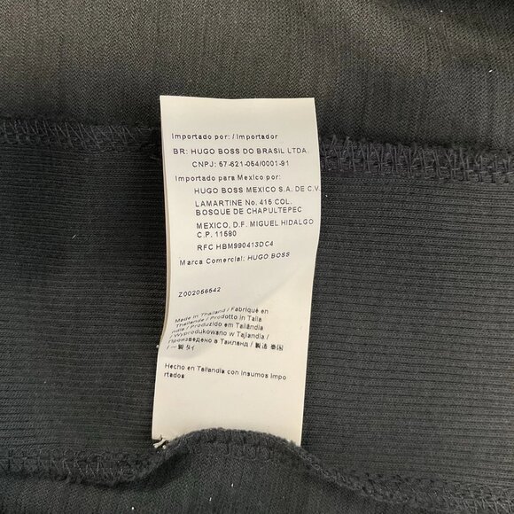 Hugo Boss Men’s Black V-neck Cotton Regular Fit Knit Sweater Size M - Picture 6 of 7